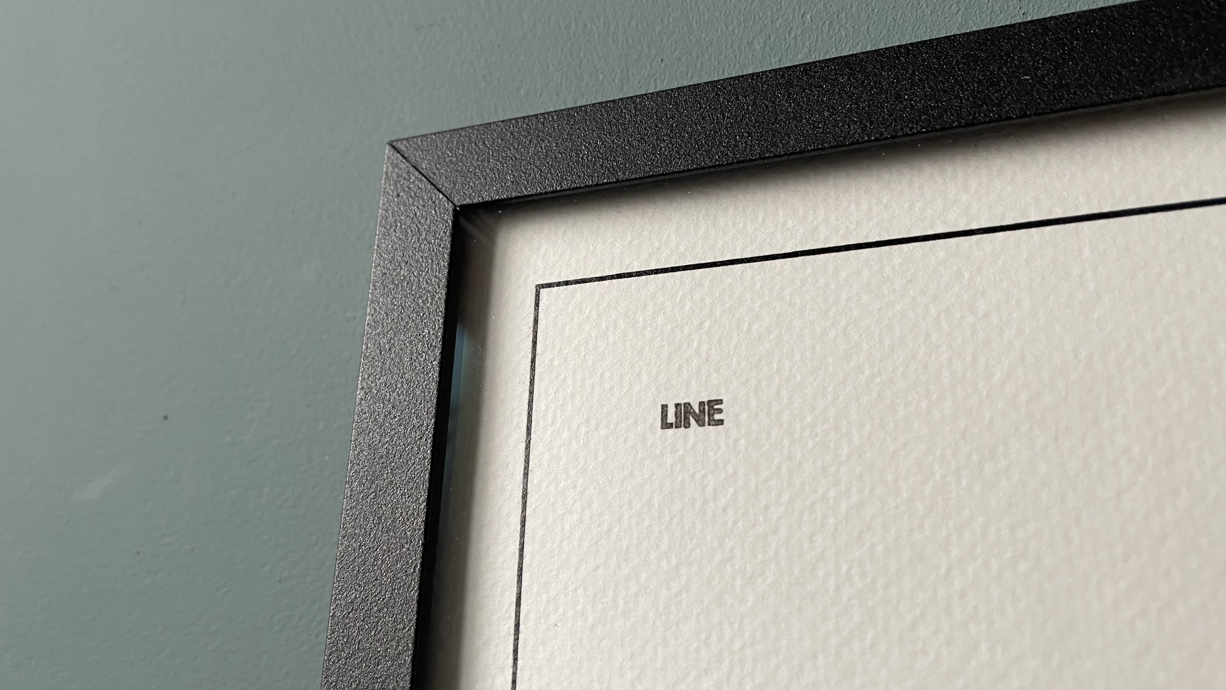 Line, met de hand getekend